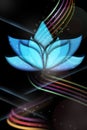 Ethereal Lotus for flyers and more