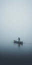 Ethereal Minimalism: A Mysterious Encounter In The Fog