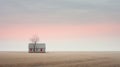 Ethereal Minimalism: Prairie Photo By Akos Major Royalty Free Stock Photo