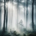 48 118. Ethereal misty forest effect_ An ethereal, mi