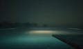 Ethereal Night Swimming Pool for Relaxation and Meditation.