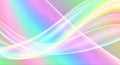 Ethereal Pastel Gradient Abstract Background with Flowing Translucent Light Waves and Soft Hues Royalty Free Stock Photo