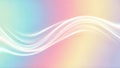 Ethereal Pastel Gradient with Luminous Waveforms: Serene Abstract Design Royalty Free Stock Photo