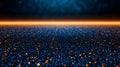 An Ethereal Perspective of a Dazzling, Starry Surface with Fluid Dots of Light and Color