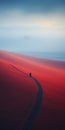 Ethereal Portraiture: A Surreal Cinematic Minimalistic Shot Inspired By Marcin Sobas