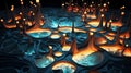 Ethereal Radiance: A Mesmerizing Journey of Meandering Photons in 3D Detail