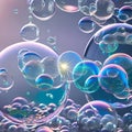 An ethereal scene of floating bubbles in soft, pastel colors, evoking a sense of tranquility and wonder3, Generative AI