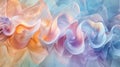 Ethereal seashell shapes in translucent layers, iridescent colors, enchanting magical scene