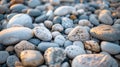 Ethereal Stones Garden, A Delicate Balance of Light and Texture Royalty Free Stock Photo