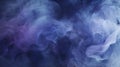 Ethereal Swirling Smoke Patterns in Blue and Purple