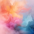 Ethereal Symphony: A Delicate Gradient Symphony of Ethereal Colors