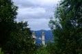 Ethereal Towers: Harmonizing Architecture and Nature Royalty Free Stock Photo