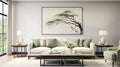 Ethereal Trees: A Modern Art Piece For Oriental Contemporary Living Rooms