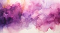 Ethereal watercolor cloud with purple and yellow hues, featuring chrome like reflections