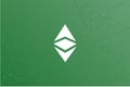 Ethereum Classic ETH logo network illustration