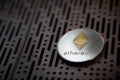 Ethereum coin crypto currency money