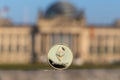 Ethereum coin in front of german bundestag berlin