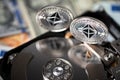 Ethereum coin on hard drive reflecting coins on shiny platter. Euro and dollar banknotes in the background. Storage, mining and Royalty Free Stock Photo