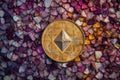 Ethereum Cryptocurrency Blockchain Conceptual Colourful