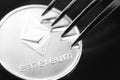 Ethereum coin under the fork
