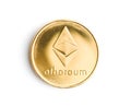 Ethereum. Digital cryptocurrency.