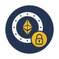 Ethereum encryption, ethereum private, ethereum security, privacy fully editable vector icons