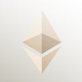 Ethereum, icon paper natural