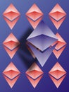 Ethereum logo wallpaper