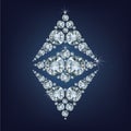 Ethereum Symbol made a lot of diamonds.