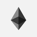 Ethereum virtual currency logo