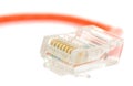 Ethernet Cable Connector Royalty Free Stock Photo