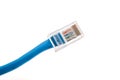 Ethernet cable connector Royalty Free Stock Photo