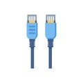 Ethernet Cable Icon for Networking