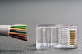 ethernet cable plug connector Royalty Free Stock Photo