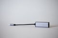 Ethernet laptop adapter - type C on a white background