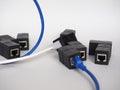 Ethernet rj45 lan cable Royalty Free Stock Photo