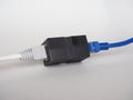 Ethernet rj45 lan cable Royalty Free Stock Photo