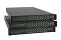 Ethernet switch, blades. Network Hubs. 3D rendering