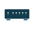 Ethernet switch icon Royalty Free Stock Photo
