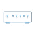 Ethernet Switch Icon Royalty Free Stock Photo