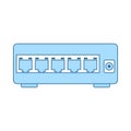 Ethernet Switch Icon Royalty Free Stock Photo