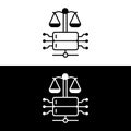 Ethical data symbol, Data privacy icon, Responsible data usage symbol, Data governance and ethics icon, Fair data practices symbol