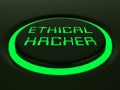 Ethical Hacker Tracking Server Vulnerability 3d Rendering Royalty Free Stock Photo