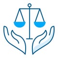 Ethical trade, ethical sourcing, fair commerce, equitable exchange. Use this icon to convey your support for fair trade practices
