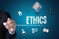 ETHICS , Business Team ETHICS , Business Ethics Integrity Honest Royalty Free Stock Photo