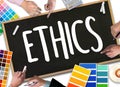 ETHICS , Business Team ETHICS , Business Ethics Integrity Honest Royalty Free Stock Photo