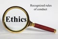 Ethics Concept Royalty Free Stock Photo