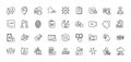 Ethics, Idea and Web3 line icons pack. For web app. Line icons. Vector