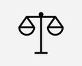 Ethics Equality Equal Scale Balance Justice Law Legal integrity Black White Icon Sign Symbol Vector Artwork Clipart Illustration Royalty Free Stock Photo
