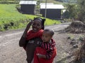 ETHIOPIA, APRIL 30th. 2019, Mother with baby in her arms, April 30th. 2019, Ethiopia